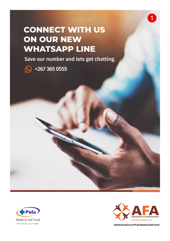  New WhatsApp Self Help Service Number for PULA Members
